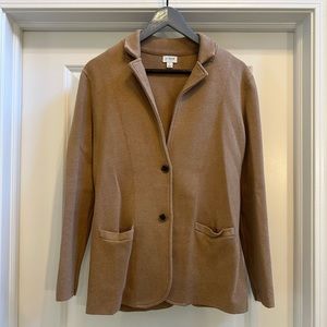 J. Crew Factory Sweater Blazer (Camel)